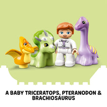 Load image into Gallery viewer, LEGO DUPLO Jurassic World Dinosaur Nursery 10938 Building Toy Set with 3 Animals for Ages 2+ (27 Pieces)
