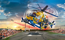Load image into Gallery viewer, Playmobil Air Stunt Show Helicopter with Film Crew