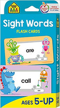 Load image into Gallery viewer, Sight Words Flash Cards by School Zone - Ages 5+