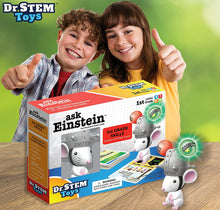 Load image into Gallery viewer, Dr. STEM Toys Ask Einstein Electronic Flash Cards - 1st Grade Skills - Set Includes One Hundred Flashcards and Electronic Interactive Mouse