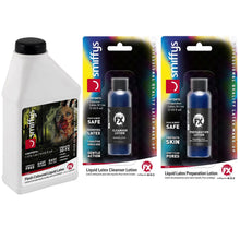 Load image into Gallery viewer, Smiffys 16oz Clear Liquid Latex, with 2oz Prep Lotion and 2oz Cleanser: Zombie Costume Skin Effects