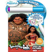 Load image into Gallery viewer, Bendon Disney Magic Ink Mess-Free Marker and Game Book, Set of 4 with Calendar Bag