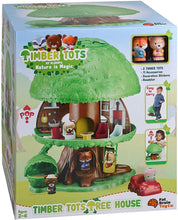 Load image into Gallery viewer, Timber Tots Tree House, Interactive Self-Contained Playhouse &amp; Timber Tots Forest Friends - 7 Additional Figures