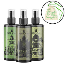Load image into Gallery viewer, Turdcules The Mountain Man Collection Set of 3 Toilet Elixirs With Gift Box &amp; Exclusive Myriads Bag