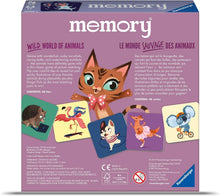 Load image into Gallery viewer, Ravensburger Wild World of Animals memory® - A Fun &amp; Fast Cuddly Matching Card Game