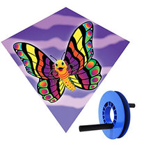 Load image into Gallery viewer, Set Of Mini 18" H x 18" W Diamond Butterfly Kite, A Kite Reeler(Colors May Vary) And A Bonus Bag