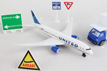 Load image into Gallery viewer, Daron United Airlines Airport Playset
