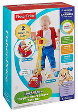 Load image into Gallery viewer, Fisher-Price Laugh &amp; Learn Puppy's Smart Stages Push Car
