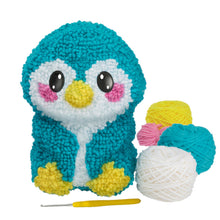 Load image into Gallery viewer, Latchkits Yarnimals Penguin Latch Hook Kit