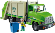 Load image into Gallery viewer, Playmobil Green Recycling Truck