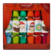 Load image into Gallery viewer, Robin Reed English Holiday Christmas Crackers, Pack of 6 x 12" - Finger Puppets