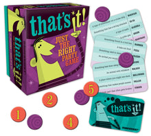 Load image into Gallery viewer, Gamewright Party Games Mega Set: In a Pickle, Joe Name it, That's It, Hit List, Splurt!, and Hello My Name Is