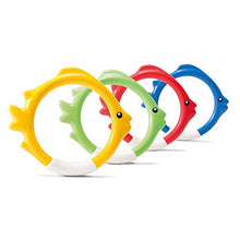 Load image into Gallery viewer, Intex 55504 Water Sports 4 Piece Underwater Diving Fun Rings, One Size, Multi