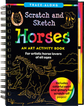 Load image into Gallery viewer, Scratch &amp; Sketch Horses (Trace-Along) Hardcover