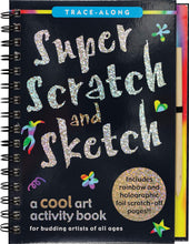 Load image into Gallery viewer, Super Scratch &amp; Sketch (Trace Along) Hardcover Spiral-Bound