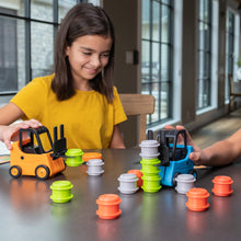 Load image into Gallery viewer, Fat Brain Toys Forklift Frenzy Fast-Paced Barrel Stacking Game