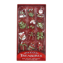 Load image into Gallery viewer, Kurt Adlery Mini Tree Christmas Decoration and Silver Tree-Topper Set