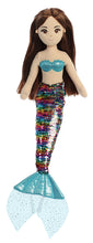 Load image into Gallery viewer, Aurora - Sea Sparkles - 18" Sequin Sparkles - Miya Plush Mermaid Doll