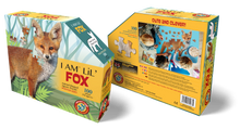 Load image into Gallery viewer, Madd Capp Puzzles Jr. - I AM LiL' FOX Animal-Shaped Jigsaw Puzzle, 100 Pieces