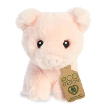 Load image into Gallery viewer, Aurora Mini Easter Plush Set of 3: 5" Lamb, Tan Bunny, and Pig with Drawstring Bag