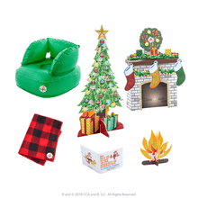 Load image into Gallery viewer, The Elf on the Shelf SEAP Set of 3: Find the Scout Elves Game, SEAP Insta-Moment Pop Ups, and SEAP Cozy Christmas Story Time