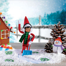 Load image into Gallery viewer, The Elf on the Shelf Claus Couture Slopes and Streets Standing Outfit Set: Stand-n-Scoot Scooter, Snow Play Ski Set, and Joy Bag