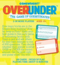 Load image into Gallery viewer, Over/Under - The Game of Guesstimates