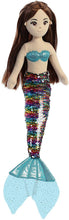 Load image into Gallery viewer, Aurora - Sea Sparkles - 18" Sequin Sparkles - Miya Plush Mermaid Doll