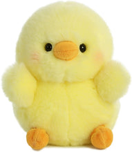 Load image into Gallery viewer, Aurora Rolly Pet Plush 3 Pack: Chickadee Chick, Lively Bunny, Prankster Pig &amp; Drawstring Bag