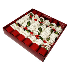 Load image into Gallery viewer, Robin Reed English Holiday Christmas Crackers, Pack of 6 x 12" - Bows and Berries