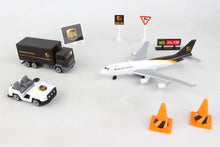 Load image into Gallery viewer, Daron UPS Airport Playset with Plane, UPS Truck and Airport Accessories