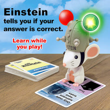 Load image into Gallery viewer, Dr. STEM Toys Ask Einstein Electronic Flash Cards - Kindergarten Skills Set Includes Interactive Mouse and One Hundred Flash Cards