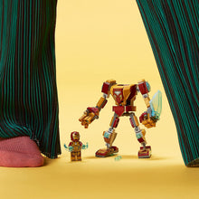 Load image into Gallery viewer, LEGO Marvel Iron Man Mech Armor Building Kit; Collectible Mech and Minifigure for Iron Man Fans Aged 7+ (130 Pieces)