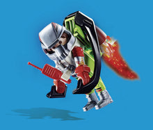 Load image into Gallery viewer, Playmobil Air Stunt Show Stuntman with Jetpack