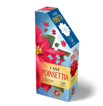 Load image into Gallery viewer, Madd Capp I AM POINSETTIA Floral-Shaped Jigsaw Puzzle, 350 Pieces
