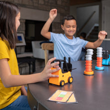Load image into Gallery viewer, Fat Brain Toys Forklift Frenzy Fast-Paced Barrel Stacking Game