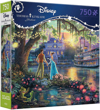 Load image into Gallery viewer, Ceaco 750 Piece Thomas Kinkade Disney Dreams - The Princess and The Frog Jigsaw Puzzle