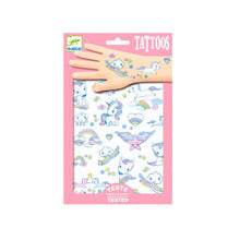 Load image into Gallery viewer, Djeco Unicorn Temporary Tattoos