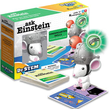 Load image into Gallery viewer, Dr. STEM Toys Ask Einstein Electronic Flash Cards - Kindergarten Skills Set Includes Interactive Mouse and One Hundred Flash Cards