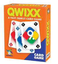 Load image into Gallery viewer, Gamewright Qwixx Card Game with 600 Replacement Score Pads and Drawstiring Giftbag
