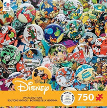 Load image into Gallery viewer, Ceaco Disney Collections Vintage Buttons Jigsaw Puzzle, 750 Pieces