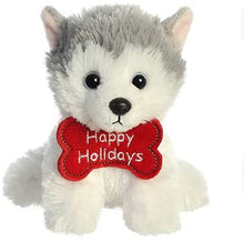 Load image into Gallery viewer, Aurora Christmas Holiday Bits 5" Plushie 3 Pack: Penguin, Moose, and Arctic Pup
