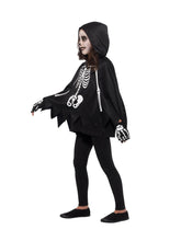 Load image into Gallery viewer, Smiffys Skeleton Costume Kit with Poncho &amp; Gloves, Child's