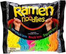 Load image into Gallery viewer, Schylling Ramen Noodlies Brightly Colored Stretchy Fidget Toy, Five Colors