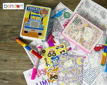 Load image into Gallery viewer, Bendon Unicorns Carry Along Plastic Case