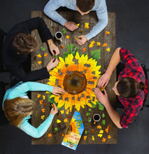 Load image into Gallery viewer, Madd Capp I AM SUNFLOWER Floral-Shaped Jigsaw Puzzle, 350 Pieces