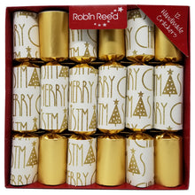 Load image into Gallery viewer, Robin Reed English Holiday Christmas Party Crackers, Pack of 12 x 10" - Deco Merry Christmas