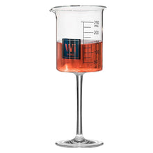 Load image into Gallery viewer, Drink Periodically Laboratory Beaker Wine Glass, Single Glass