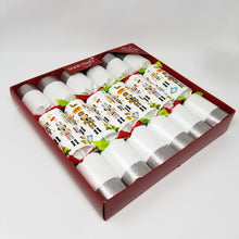 Load image into Gallery viewer, Robin Reed English Holiday Christmas Crackers, Pack of 6 x 12" - Silver Nutcracker