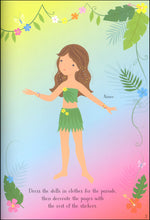 Load image into Gallery viewer, Usborne Little Sticker Dolly Dressing Costume Parade Paperback Book